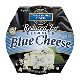 Saputo Treasure Cave reduced fat crumbled blue cheese 5oz