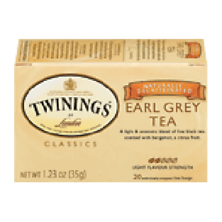 Twinings Of London Tea Bags Earl Grey Tea Decaffeinated 1.23 Oz 20ct