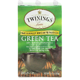 Twinings Of London Tea Bags Green Tea Decaffeinated 1.41 Oz 20ct