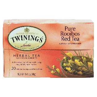 Twinings Of London Tea Bags African Rooibos Red Tea 1.41 Oz 20-ct