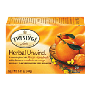 Twinings Of London Tea Bags Herbal Unwind African Honeybush & Oran20ct