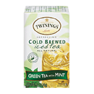 Twinings Of London Cold Brewed green tea with mint iced tea, 20 1.41oz