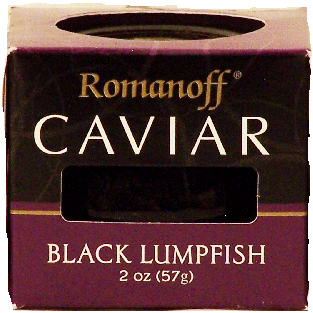 Romanoff  black lumpfish caviar 2oz