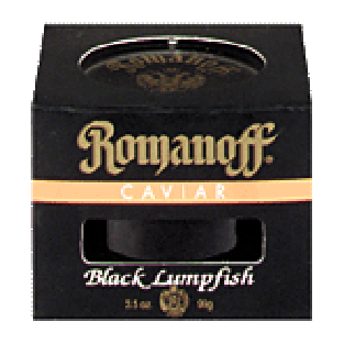Romanoff Caviar Black Lumpfish 3.5oz