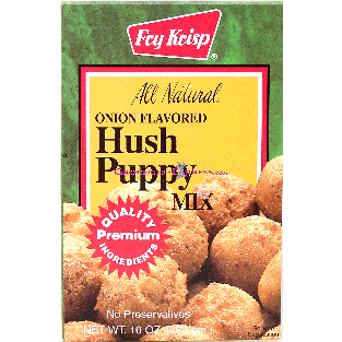 Fry Krisp  onion flavored hush puppy mix 10oz