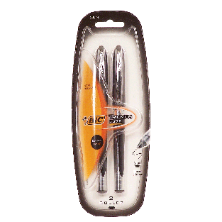 Bic Triumph refillable ink pen, .7mm fine point, black ink 2ct