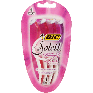 Bic Soleil Twilight triple blade razor for women lavender scented h4ct