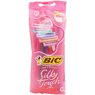 Bic Silky Touch twin select disposable razors for women 10ct