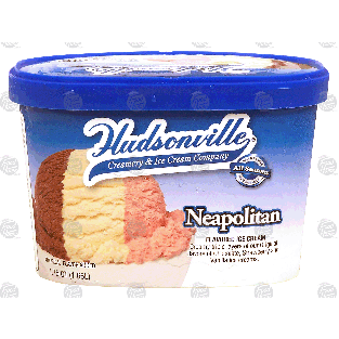 Hudsonville  neapolitan flavored ice cream 1.75-qt