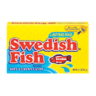 Swedish Fish  soft & chewy candy brand 3.1oz
