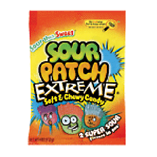 Sour Patch Extreme Kids soft & chewy candy  4oz