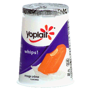 Yoplait Whips! lowfat yogurt mousse, orange creme 4oz