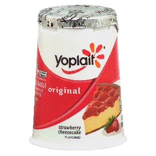Yoplait Original strawberry cheesecake 99% fat free 6oz