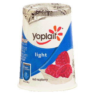 Yoplait Light red raspberry fat free yogurt 6oz