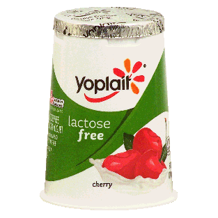 Yoplait Lactose Free lactose free low fat cherry yogurt 6oz