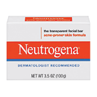 Neutrogena  acne-prone skin, the transparent facial bar  3.5oz