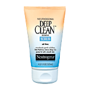 Neutrogena Deep Clean oil free gentle scrub  4.2fl oz