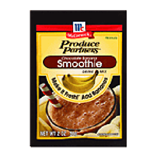 Produce Partners Drink Mix Chocolate Banana Smoothie 2oz
