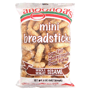 Angonoa  mini breadsticks, whole wheat sesame 5oz