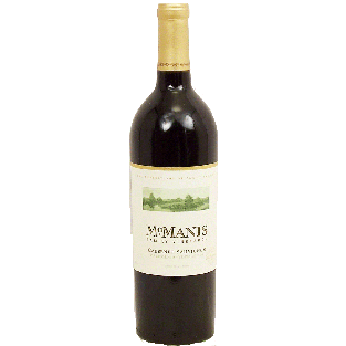 McManis Family Vineyards  cabernet sauvignon wine of California, 750ml