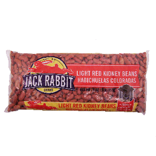 Jack Rabbit  light red kidney beans  16oz