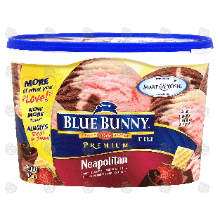 Blue Bunny Premium neapolitan ice cream 1.75-qt