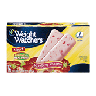 Weight Watchers  strawberry smoothie frozen yogurt bars, 12-ba21-fl oz