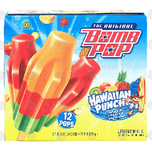 Bomb Pop Hawaiian Punch orange ocean, fruit juicy red & green 21-fl oz
