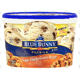 Blue Bunny Premium super chunky cooke dough ice cream 1.75-qt