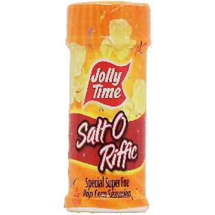 Jolly Time Salt O Riffic special super fine pop corn seasoning 4oz