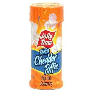 Jolly Time cheddar riffic white cheddar popcorn seasoning 2.75oz