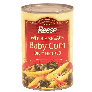 Reese  baby corn on the cob, whole spears  15oz
