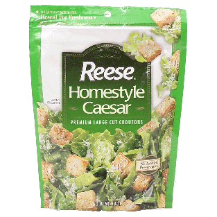 Reese  homestyle caesar premium large cut croutons  5oz