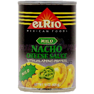 El Rio Mexican Foods mild nacho cheese sauce with jalapeno peppers15oz