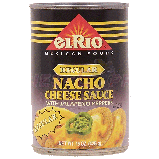 El Rio Mexican Foods regular nacho cheese sauce with jalapeno pepp15oz