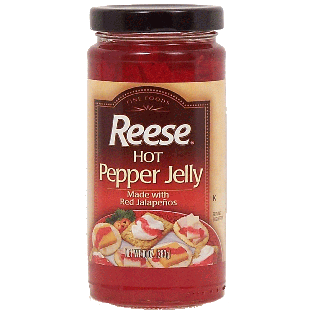 Reese  hot pepper jelly with red jalapenos 10oz