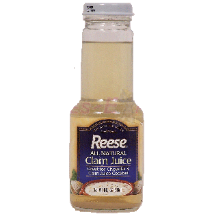 Reese All Natural clam juice great for clam chowder and clam jui 8fl oz