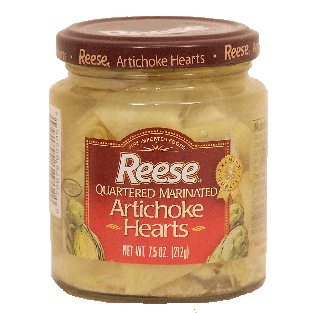 Reese  quartered marinaded artichoke hearts  7.5oz