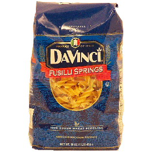 Da Vinci  pasta fusille springs 16oz