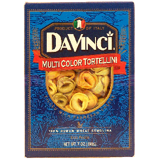 Da Vinci  multi color tortellini dry pasta 7oz