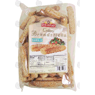 Toufayan Bakeries  crispy breadsticks, garlic 8-oz