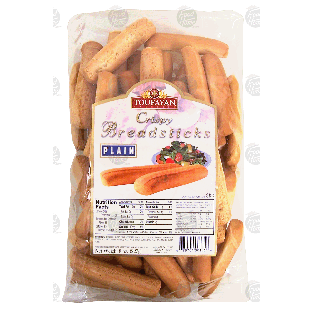 Toufayan Bakeries  crispy breadsticks, plain 8-oz