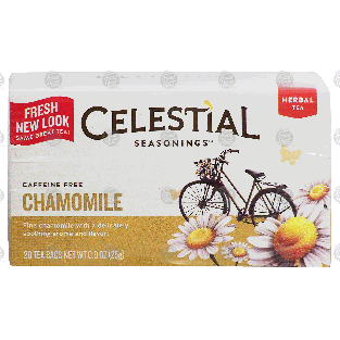 Celestial Seasonings  chamomile caffeine free herb tea, 20-bags 0.6-oz