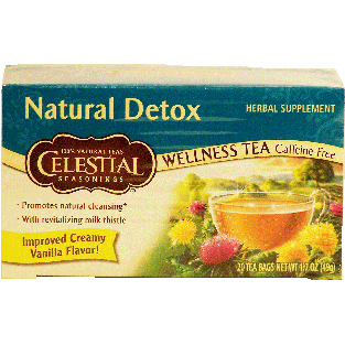 Celestial Seasonings Natural Detox wellness tea herbal supplement1.5oz
