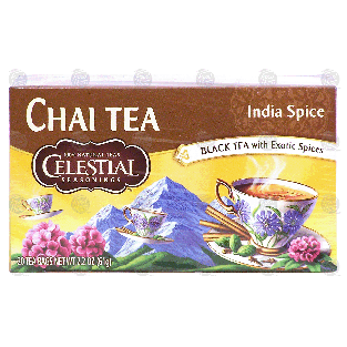 Celestial Seasonings Chai Tea original india spice, black tea wi2.2-oz