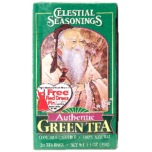 Celestial Seasonings Authentic green tea, 20-bags 1.4-oz