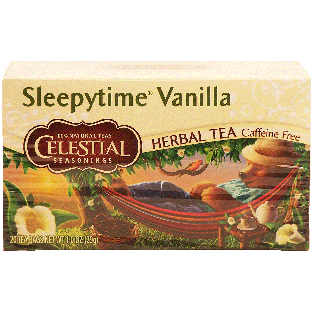 Celestial Seasonings Sleepytime vanilla flavor herbal tea, caffeine1oz