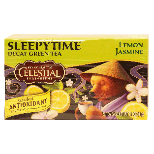 Celestial Seasonings Sleepy Time lemon jasmine decaf green tea, 1.1-oz