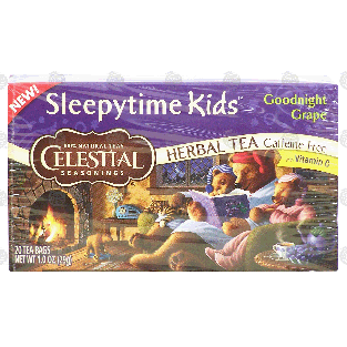 Celestial Seasonings Sleepytime Kids herbal tea, caffeine free wit1-oz