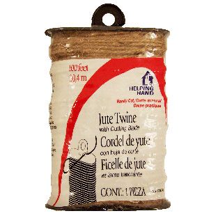 Helping Hand  jute twine with cutting blade, 100 feet  1ct